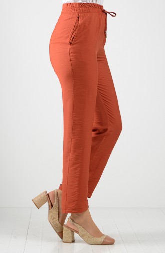 Pantalon Couleur brique 0151A-01