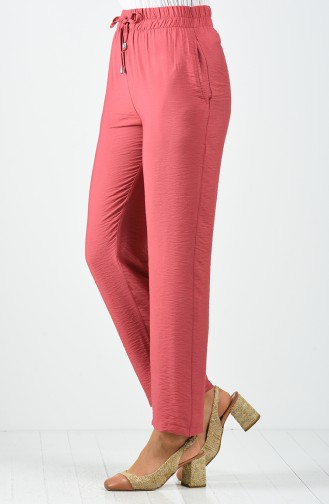 Pantalon Rose Pâle Foncé 0151A-03