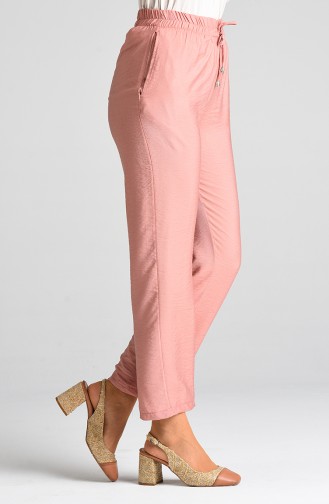 Aerobin Fabric Trousers with Pockets 0151a-04 Dry Rose 0151A-04