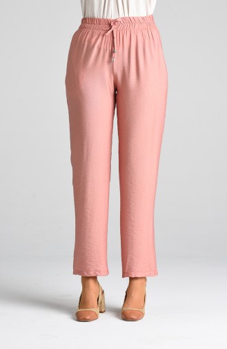 Aerobin Fabric Trousers with Pockets 0151a-04 Dry Rose 0151A-04