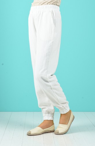 Pantalon Blanc 3189-10