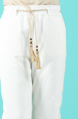 Pantalon Blanc 3190-02