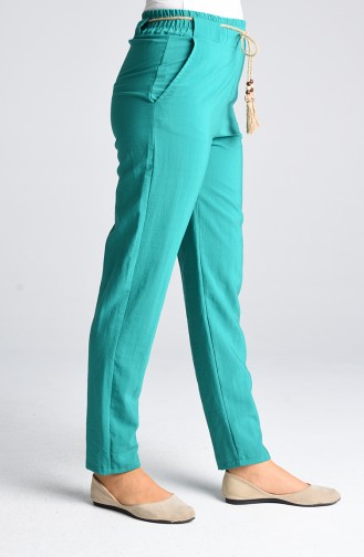 Fancy Belt Pants 3190-07 Green 3190-07
