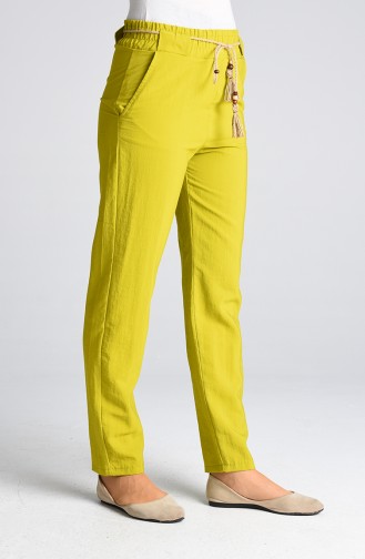 Fancy Belt Pants 3190-08 Light Green 3190-08
