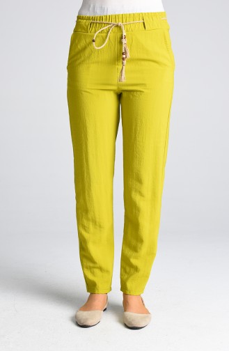 Fancy Belt Pants 3190-08 Light Green 3190-08