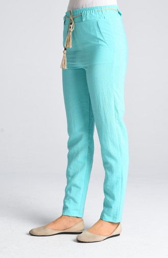 Fancy Belt Pants 3190-11 Mint Green 3190-11