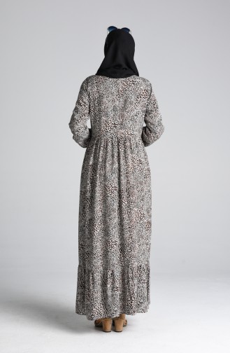 فستان كريمي 0089-01