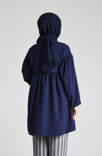 Navy Blue Tuniek 1399-03