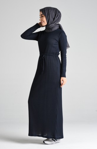 Robe Hijab Bleu Marine 3187-05