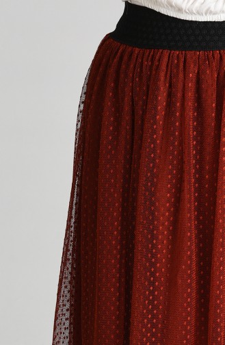 Brick Red Skirt 2059-01
