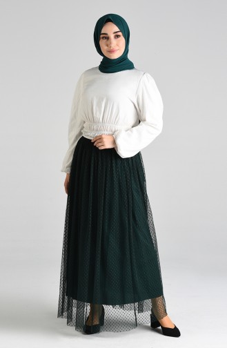 Emerald Green Skirt 2059-03