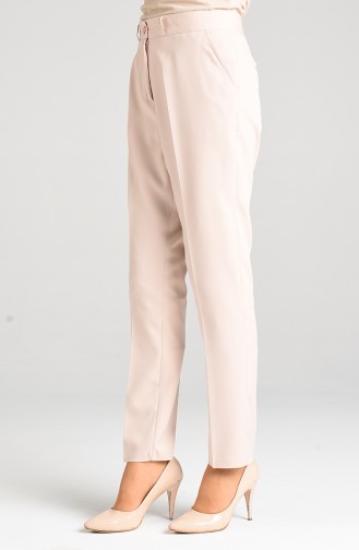 Classic Trousers with Pockets 5005-04 Beige 5005-04