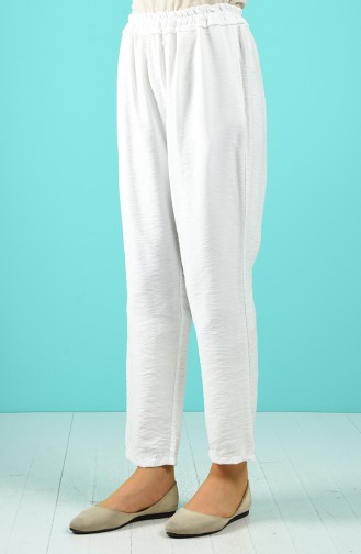 Aerobin Fabric Pocket Trousers 5015-02 Ecru 5015-02