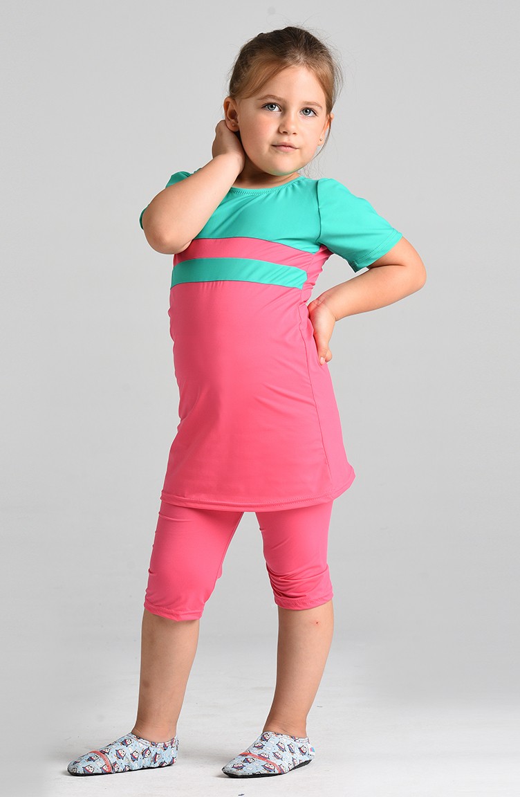 Pink Swimsuit Hijab 0111 16 Sefamerve