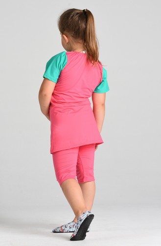 Pink Modest Swimwear 0111-16