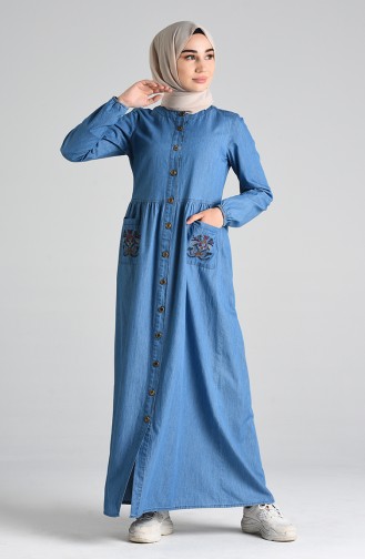 فستان أزرق جينز 9286-02