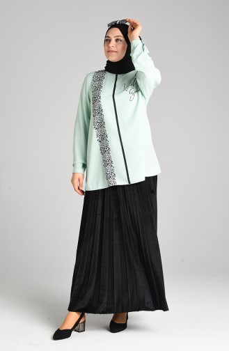 Water Green Blouse 0294-03