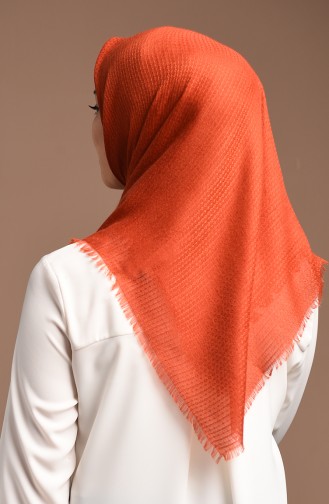Echarpe Couleur brique 8004-12