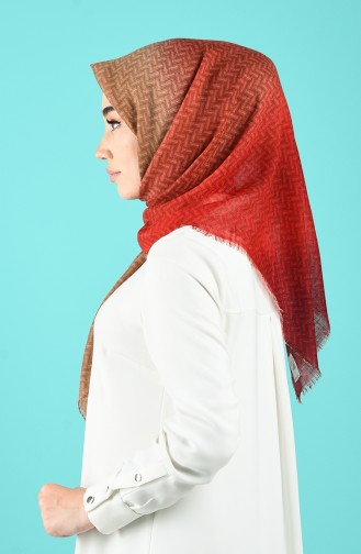 Echarpe Couleur brique 2505-12