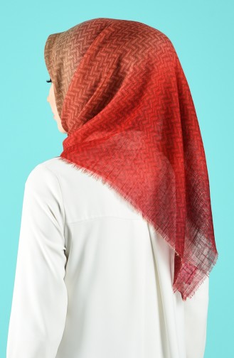 Echarpe Couleur brique 2505-12