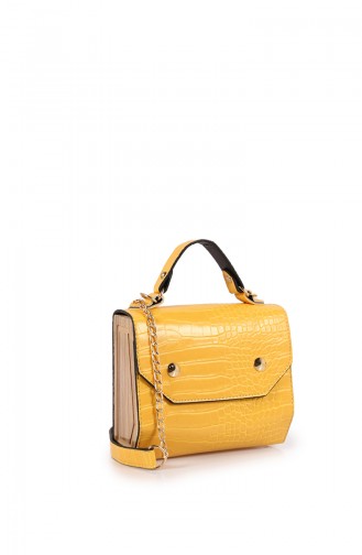 Sac D`épaule Jaune 203Z-06