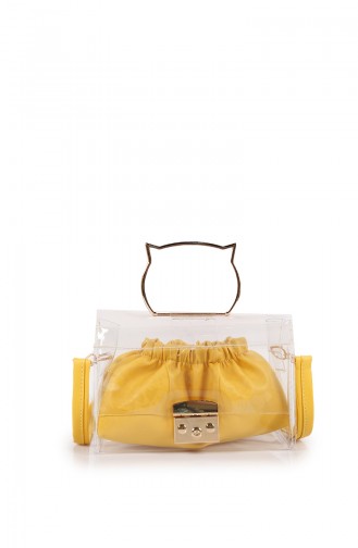 Sac D`épaule Jaune 55Z-03