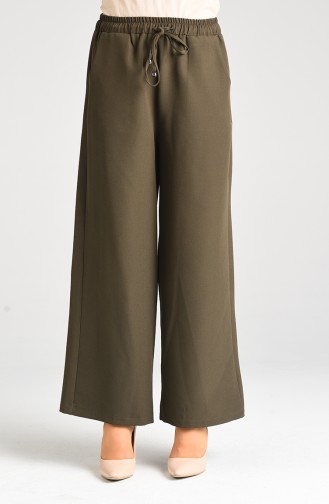 Baggy Trousers with Pockets 1522-07 Khaki 1522-07