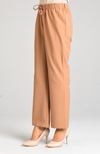 Elastic waist Crepe Pants 0286-04 Milk Coffee 0286-04