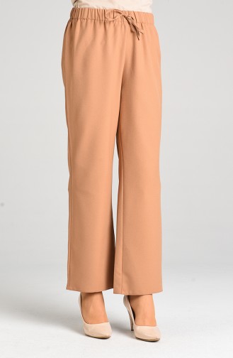 Elastic waist Crepe Pants 0286-04 Milk Coffee 0286-04