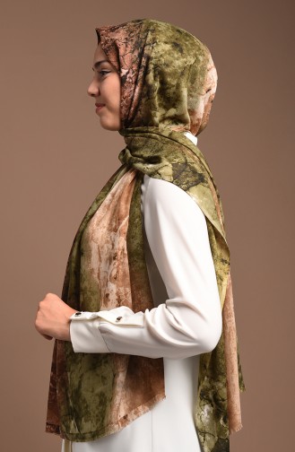 Khaki Shawl 2510-14