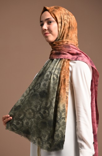 Milk Coffee Shawl 2511-14