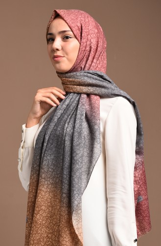 Dusty Rose Shawl 2512-09