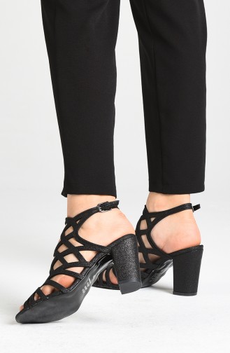 Chaussures a Talons Noir 0072-10