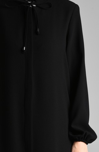 Elastic Sleeve Dress 19019-01 Black 19019-01