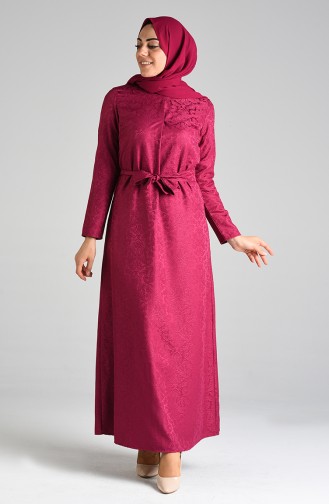 Robe Hijab Plum 6473-02