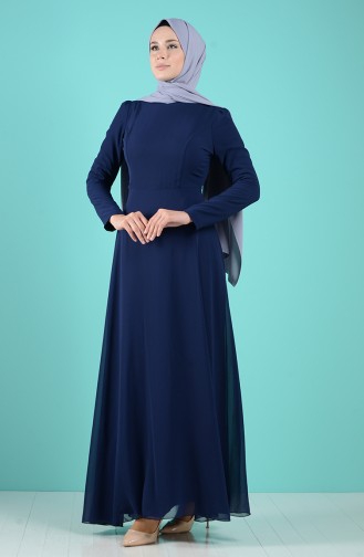 فستان أزرق كحلي 5240-06