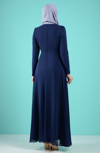 Robe Hijab Bleu Marine 5240-06