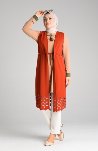 Brick Red Waistcoats 0130-02