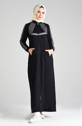 Dunkelblau Abayas 9177-02