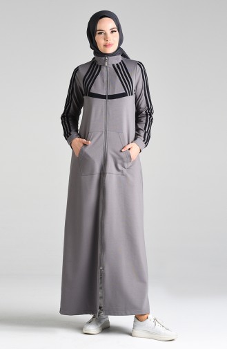 Light Black Abaya 9177-04