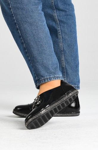 الأحذية الكاجوال أسود 1057-03