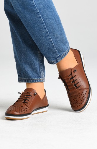 Tobacco Brown Casual Shoes 1556-05