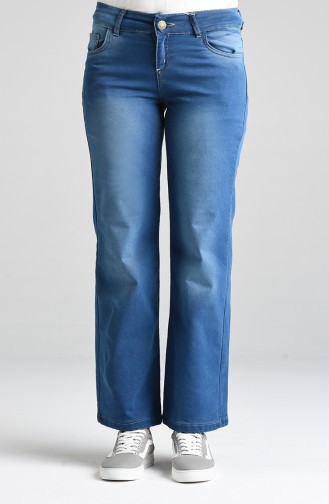 Flared Jeans 5004-02 Navy Blue 5004-02
