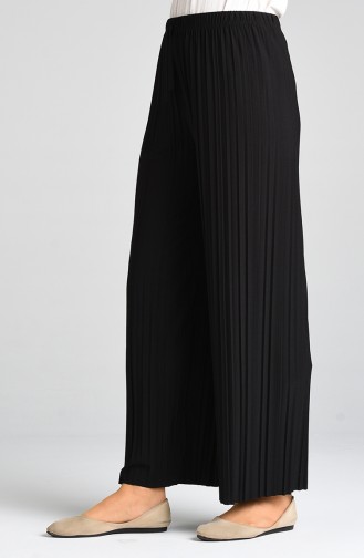 Pleated wide Leg Pants 2014-05 Black 2014-05