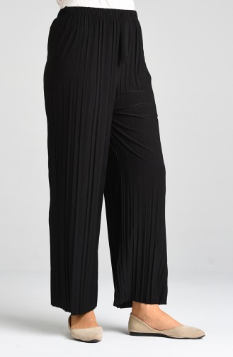 Pleated wide Leg Pants 2014-05 Black 2014-05