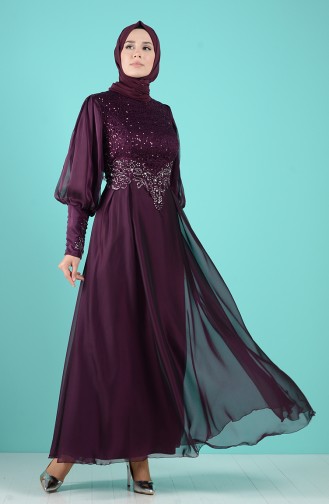 Habillé Hijab Plum 52776-01