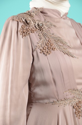 Nerz Hijab-Abendkleider 52780-05