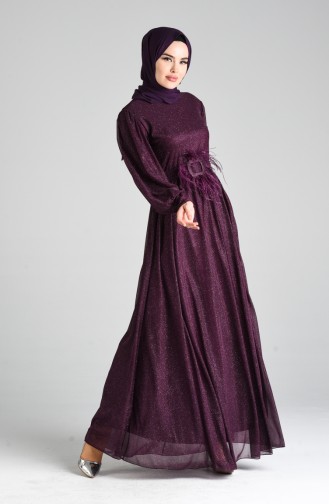 Habillé Hijab Plum 4212-01