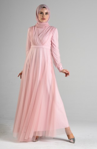 Puder Hijab-Abendkleider 12035-04