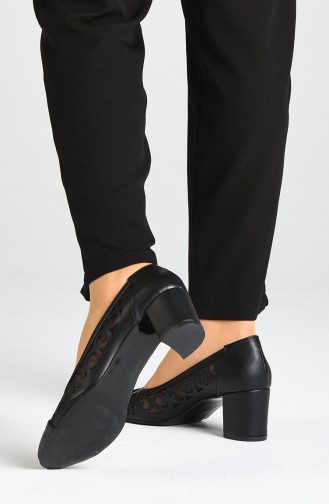 Black High-Heel Shoes 1167-03